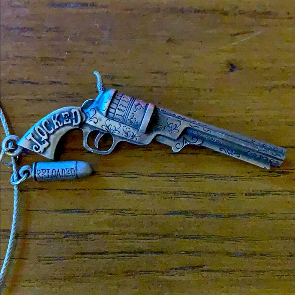 Miranda Lambert Locked & Reloaded gun necklace